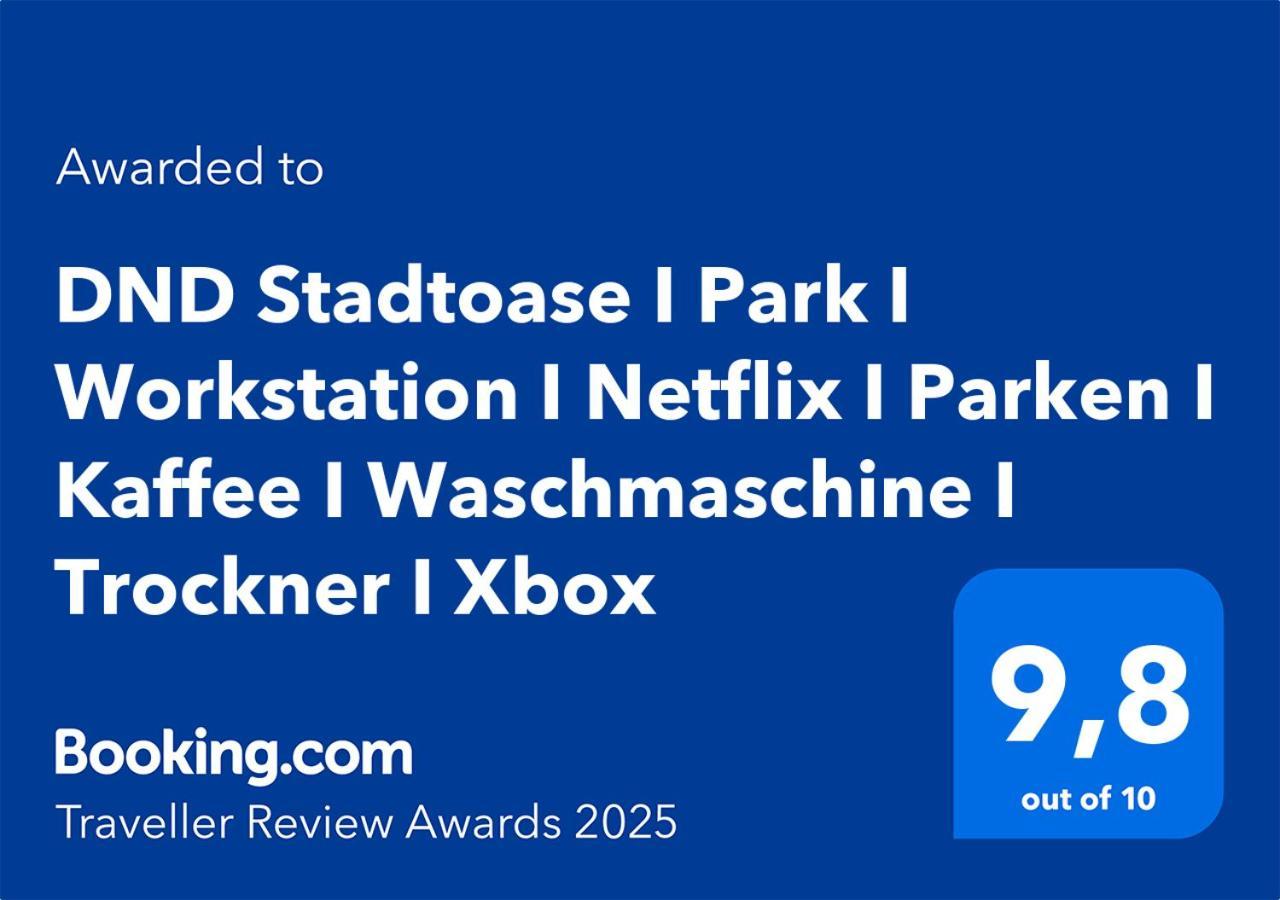 Dnd Stadtoase I Park I Workstation I Netflix I Parken I Kaffee I Waschmaschine I Trockner I Xbox Вюрцбург Экстерьер фото